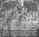 Memorial Brass to John and Grace Morewood in Bradfield Church