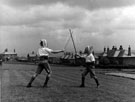 Fencing at Fulwood Cottage Homes, Bolehill, Blackbrook Road, Fulwood. Opened 1905. Comprising of 21 cottages, superintendent office and lodge, committee room, stores and workshops. Built for 362 children