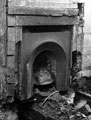 Fireplace in a derelict house, Eyre Street