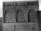 Plasterwork over fireplace, Bishops' House, Meersbrook Park, off Norton Lees Lane