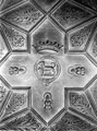 Ceiling in Queen Mary's Room, Turret Lodge, Sheffield Manor House, Manor Park