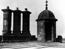 Roof, Turret Lodge, Manor House. Mary Queen of Scots is said to have exercised on this roof