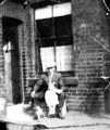 E.H. Collinson with his father at Woodeats