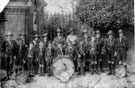 38th Sheffield (St Polycarp's) Scout Troop under Mr. Cooper at Dykes Hall Lodge gates, Wadsley