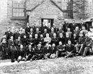 Group of Heeley Primitive Methodists outside Gleadless Road (Sheaf Street) Chapel