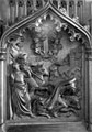 Pulpit at St. Mary C. of E. Church, Church Street, Ecclesfield, carvings by Arthur Hayball, panels by Antwerp