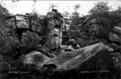 Sliding Stone, Wharncliffe Crags