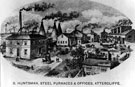 View: s09912 Benjamin Huntsman Ltd., Worksop Road, around 1850