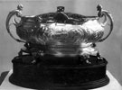 Silver bowl presented by the Musical Festival Committee to their Chairman, T.Walter Hall, 8th Feb. 1908, Designed and made by Sydney Wilkinson