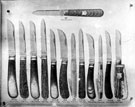 Pen and Pocket Knives, Sample Page from Trade Catalogue, manufacturers unknown