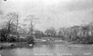 Lake and fountain, Weston Park