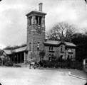 View: s11083 Clock tower pavilion, Firth Park Road showing the horse turning circle