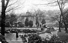 View: s11170 Endcliffe Park, bandstand and stepping stones on River Porter