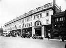 Brightside and Carbrook Co-operative Society Ltd., City Stores, view from Exchange Street to Waingate, post 1936 as another three floors have been added. No 27, Rotherham House, right
