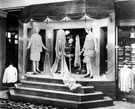 View: s11226 Ladies' wear display, mannequin stand, Brightside and Carbrook Co-operative Society Ltd., City Stores, Exchange Street