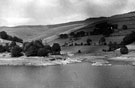 Ladybower Reservoir, ruins of Derwent Village