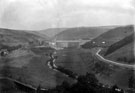 Howden Dam and Derwent Reservoir under construction