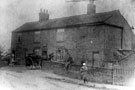 Cottages where Galsworthy Road now  joins Moonshine Lane, Southey