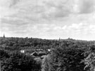 View: s11703 General view from Sheffield General Cemetery looking towards Pomona Street School, St. Mark's Church on extreme left