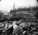 General view of Deepcar, Deepcar Station and brick works belonging to J. Grayson Lowood and Co. Ltd., in background