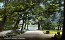 View: s11876 Endcliffe Park looking towards the boating lake, previously the dam belonging to the Holme (second Endcliffe) Wheel