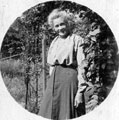 Unidentified woman from Birley Edge, Lapwater ('Lapwatter')