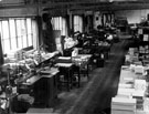 Interior of Sheffield Corporation Printing Department, Bookbinding Department, Scotland Street