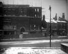 View: s13295 Albert Hall after the fire, Barkers Pool, (left-right), No. 113 Percy John Everson, tobacconist, No. 117 Jepson and Co., general dealers, No. 119 Hibberts', confectioners