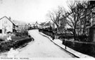 Brookhouse Hill, Fulwood, looking towards Crimicar Lane, 1916-1925 (house on left built in 1916)