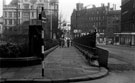 View: s14366 Church Street looking towards High Street, Cole Brothers, department store, right, Parade Chambers, left