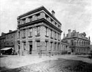 View: s14521 Commercial Street and Haymarket junction, showing Canada House (the old Sheffield Gas Company offices) and Haymarket Post Office