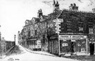 High Street/Church Street, looking towards East Parade, 1800-1850, No. 1 High Street, Pawson and Brailsford, printers (prior to construction of Parade Chambers)