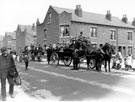 Horse drawn wagonettes, Hickmott Road, Sharrow