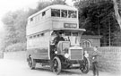 Motor bus No. 56, Reg. No. WB 503, in service 1924-1931, at Middlewood