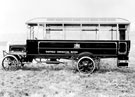 Sheffield Corporation Single Deck Bus with solid tyres and derestory roof