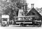 Sheffield Corporation, Singles and Double-Deck Daimler Omnibuses (Reg. No. W 3500) at Norfolk Park Lodge, Norfolk Park Road entrance