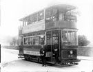 Tram No. 311 (1st one) at Banner Cross Tram Terminus (Ecclesall Road/Ecclesall Road South junction)