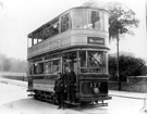 Tram No. 177 on the Middlewood route at Banner Cross Terminus, Ecclesall Road/Ecclesall Road South