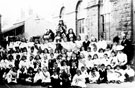 Children from Woodhouse East School, possibly Empire Day