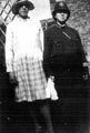 V 559, Mr. H. Sidey in Police Uniform and friend in drag, Attercliffe Police