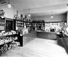 Interior of Woodhouse Co-operative Society Ltd., Branch No. 7, No. 38, Normanton Springs, after-modernization (previously named Handsworth-Woodhouse Industrial Co-operative Society Ltd, Branch No. 7, prior to modernization