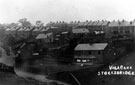 Housing on Viola Bank, centre of picture with Coronation Road in the foreground, Stocksbridge