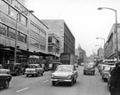 View: s18081 The Moor, Roberts Brothers, Rockingham House, department store and Pauldens Ltd.