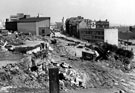 View: s18835 Pond Street development looking towards Flat Street (including General Post Office) and Sycamore Street (note, Odeon Cinema)