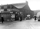 View: s19473 Shude Hill from Castle Folds, Fish Market, Sheaf Market including Wm. Bennett, fish and game dealer