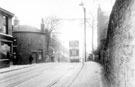 South Road, junction with Carr Road, Walkley. No. 316 Rose House P. H., left, Ebenezer Methodist Chapel, right