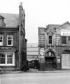 View: s20167 No. 70, The Ball public house and former Regent Theatre (originally Picturedrome), Upwell Street with Little Lane between