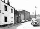 View: s21232 A.T. Bescoby and Sons Ltd., paperbag makers and printers, Love Lane from Bridge Street