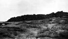 Excavations on Carl Wark showing the West Wall 9 1/2 feet high, Hathersage Moor