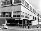 View: s21560 Penny Black Hotel, Pond Hill, at junction of Pond Street, built into the basement of the General Post Office extension